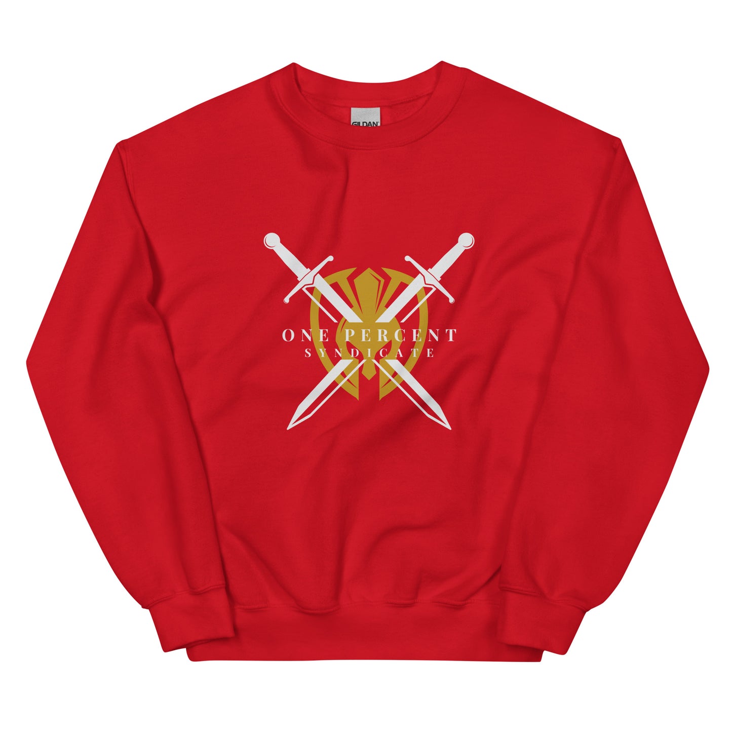 Male Knight's Crest Crewneck - White Logo