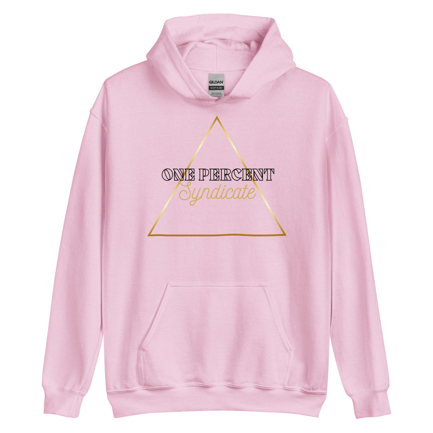Female Oversized Golden Triad Hoodie - Black Logo
