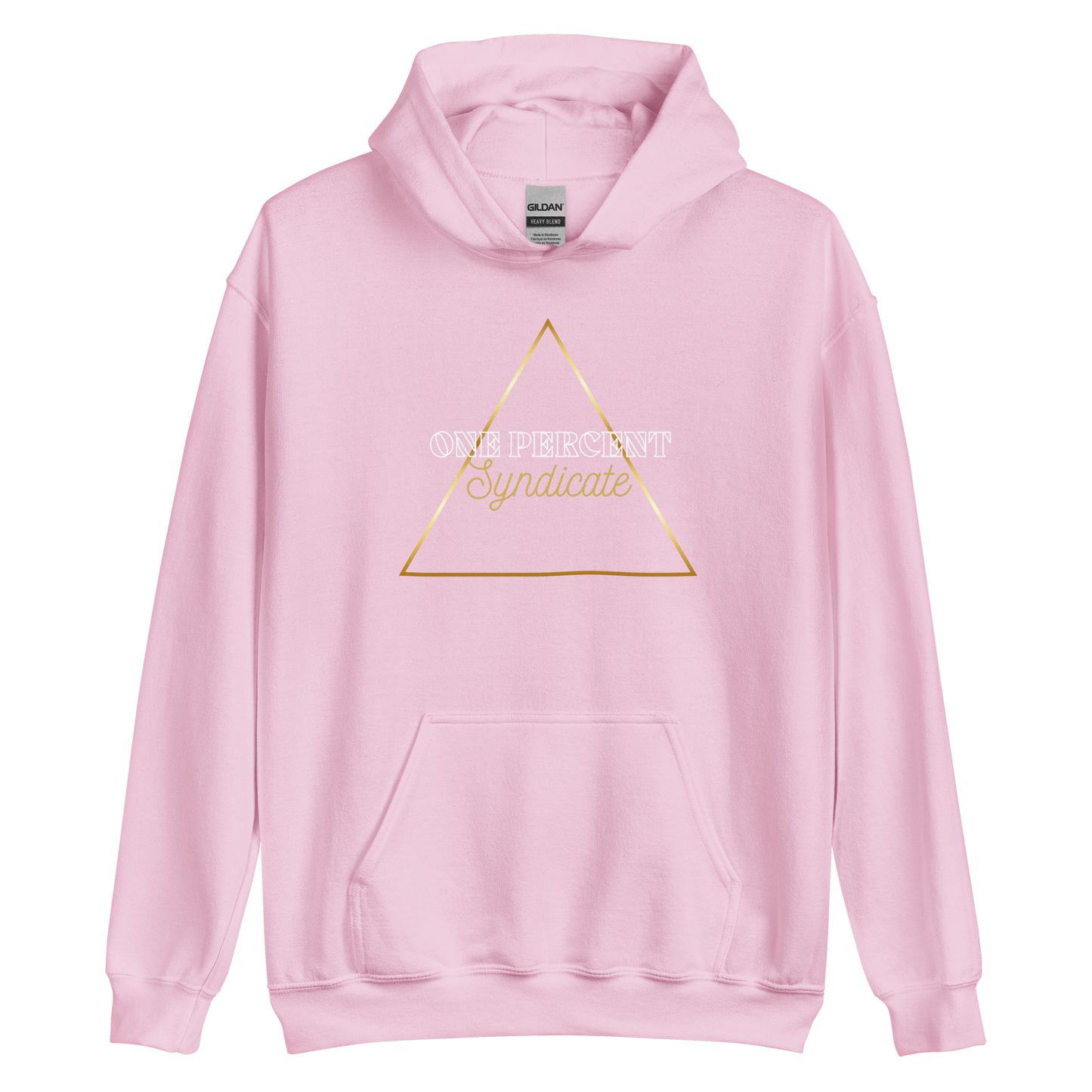 Female Oversized Golden Triad Hoodie - White Logo