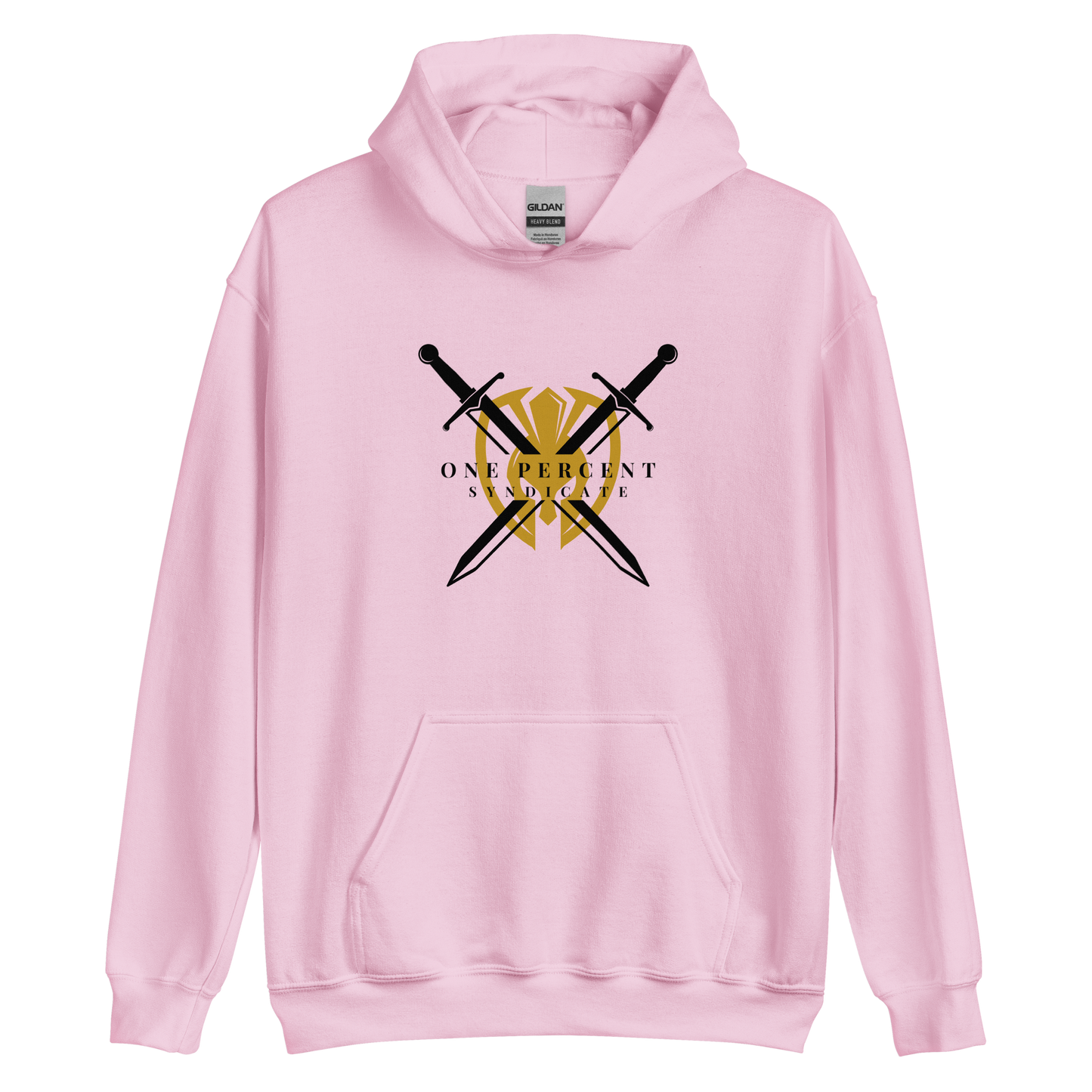 Female Oversized Knight's Crest Hoodie - Black Logo