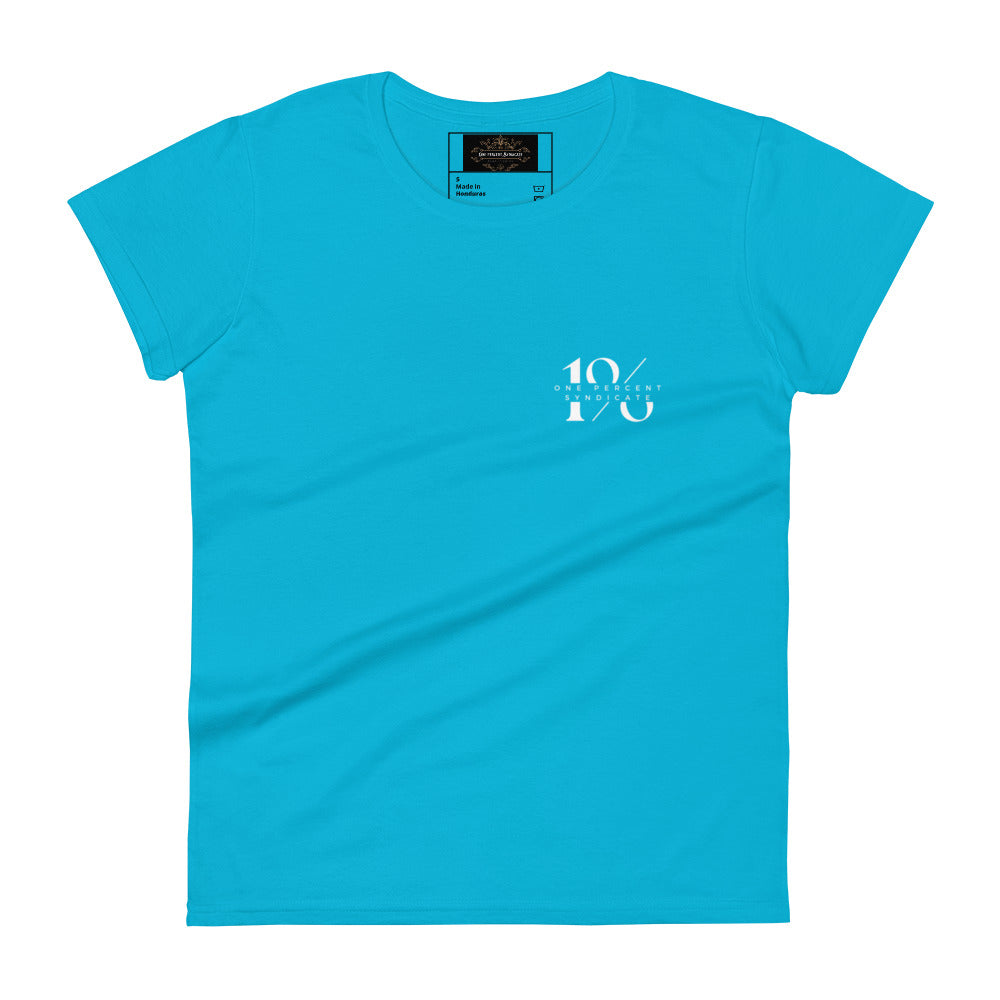 Female Syndicate Minimalist T-Shirt - White Logo