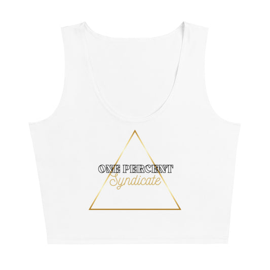 Golden Triad Cropped Tank Top