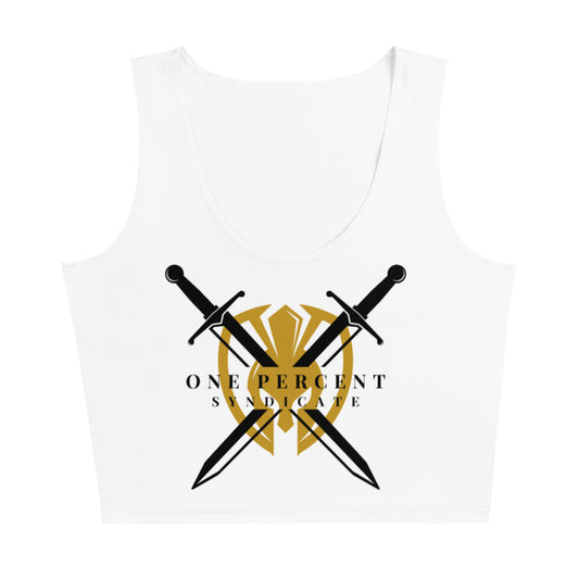 Knight's Crest Cropped Tank Top