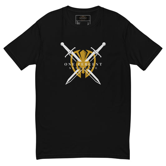 Male Knight's Crest T-Shirt - White Logo