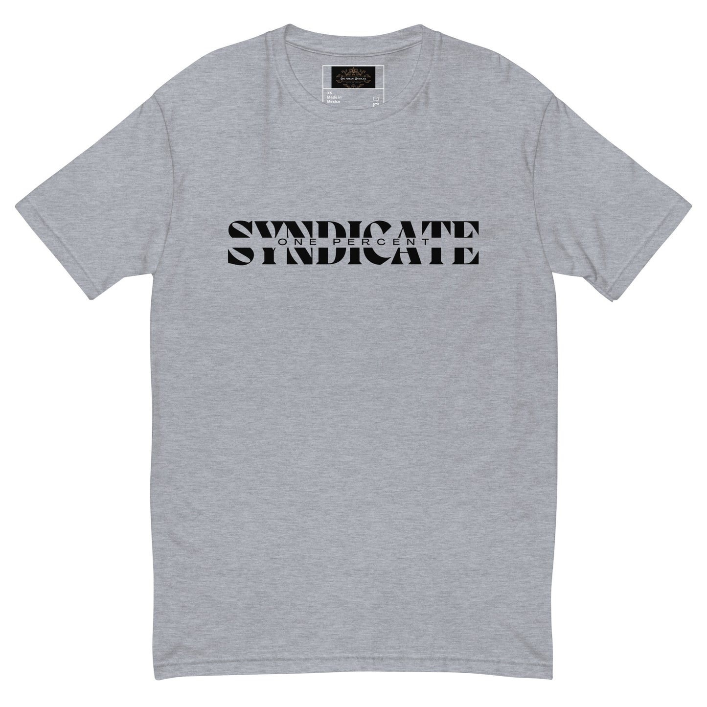 Male Split Syndicate T-Shirt - Black Logo