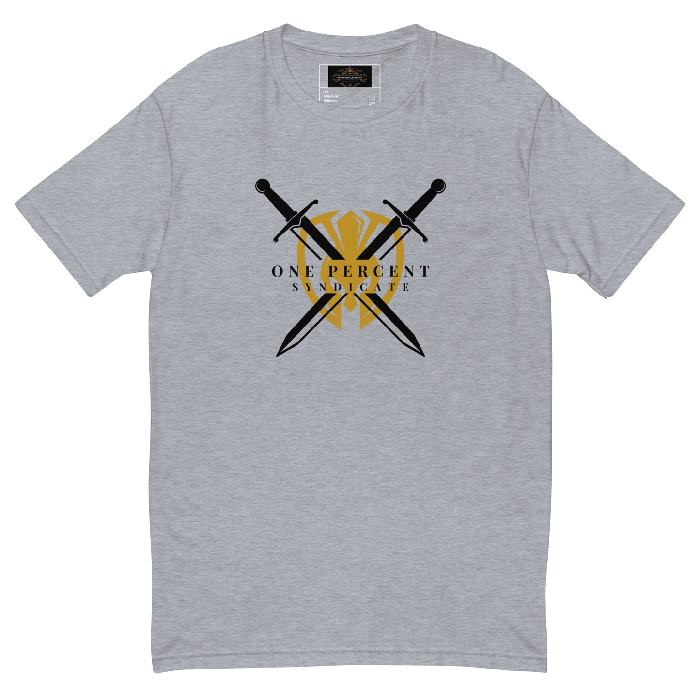 Male Knight's Crest T-Shirt - Black Logo