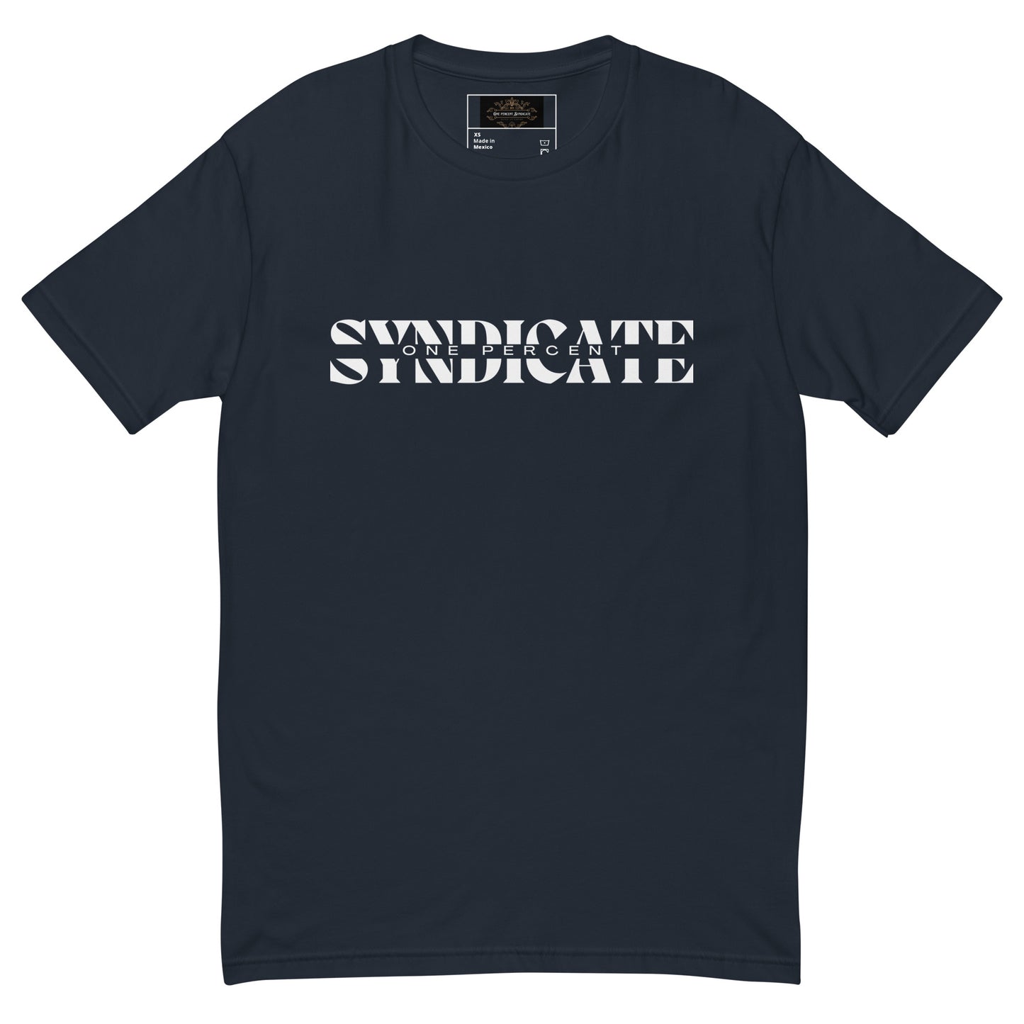 Male Split Syndicate T-Shirt - White Logo