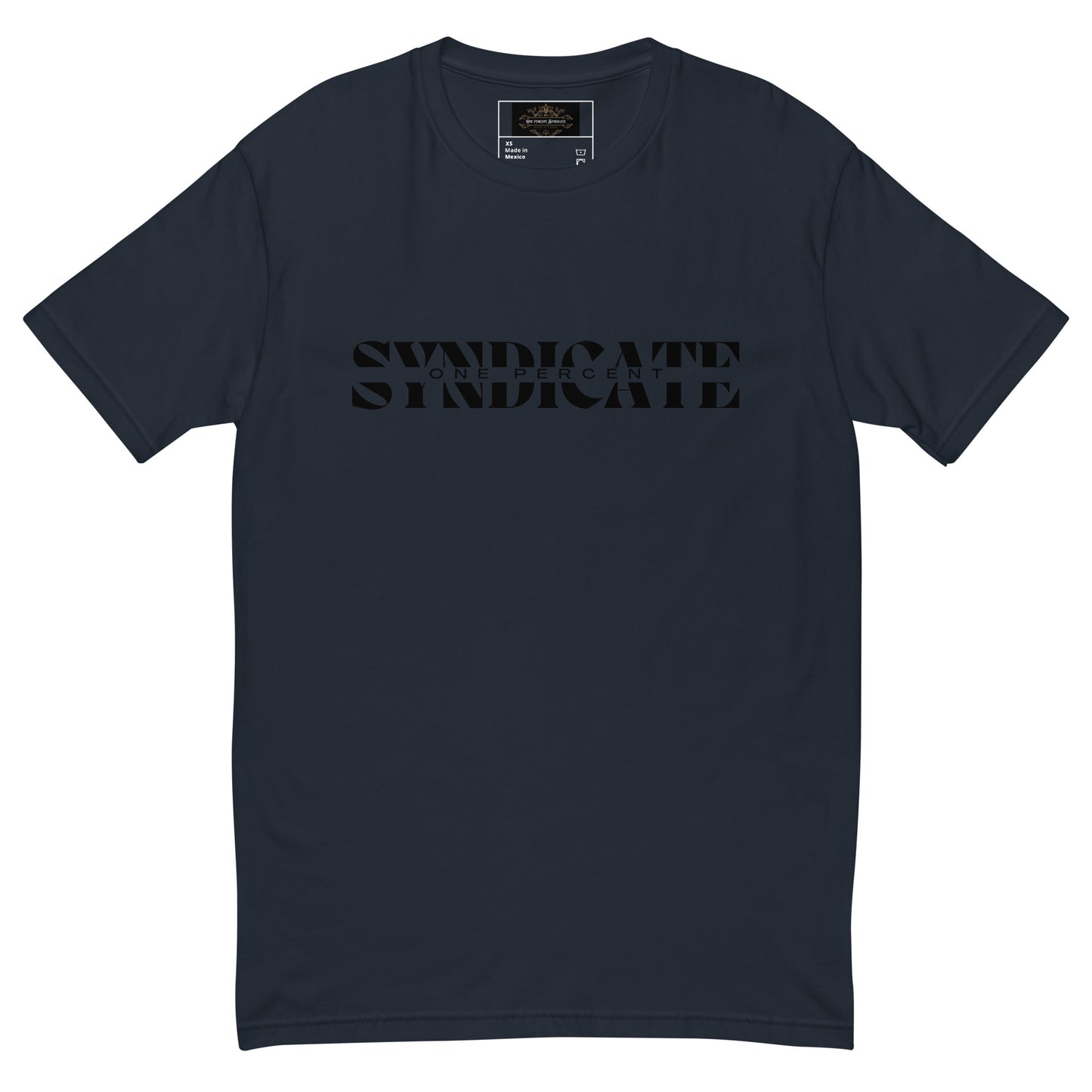 Male Split Syndicate T-Shirt - Black Logo