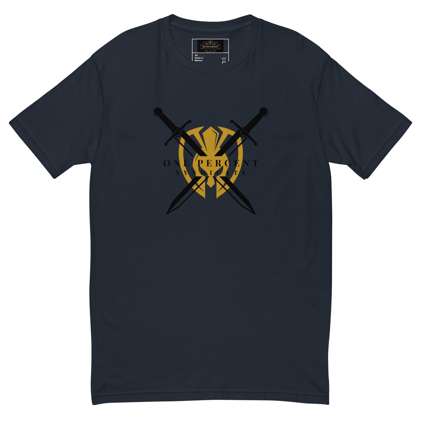 Male Knight's Crest T-Shirt - Black Logo