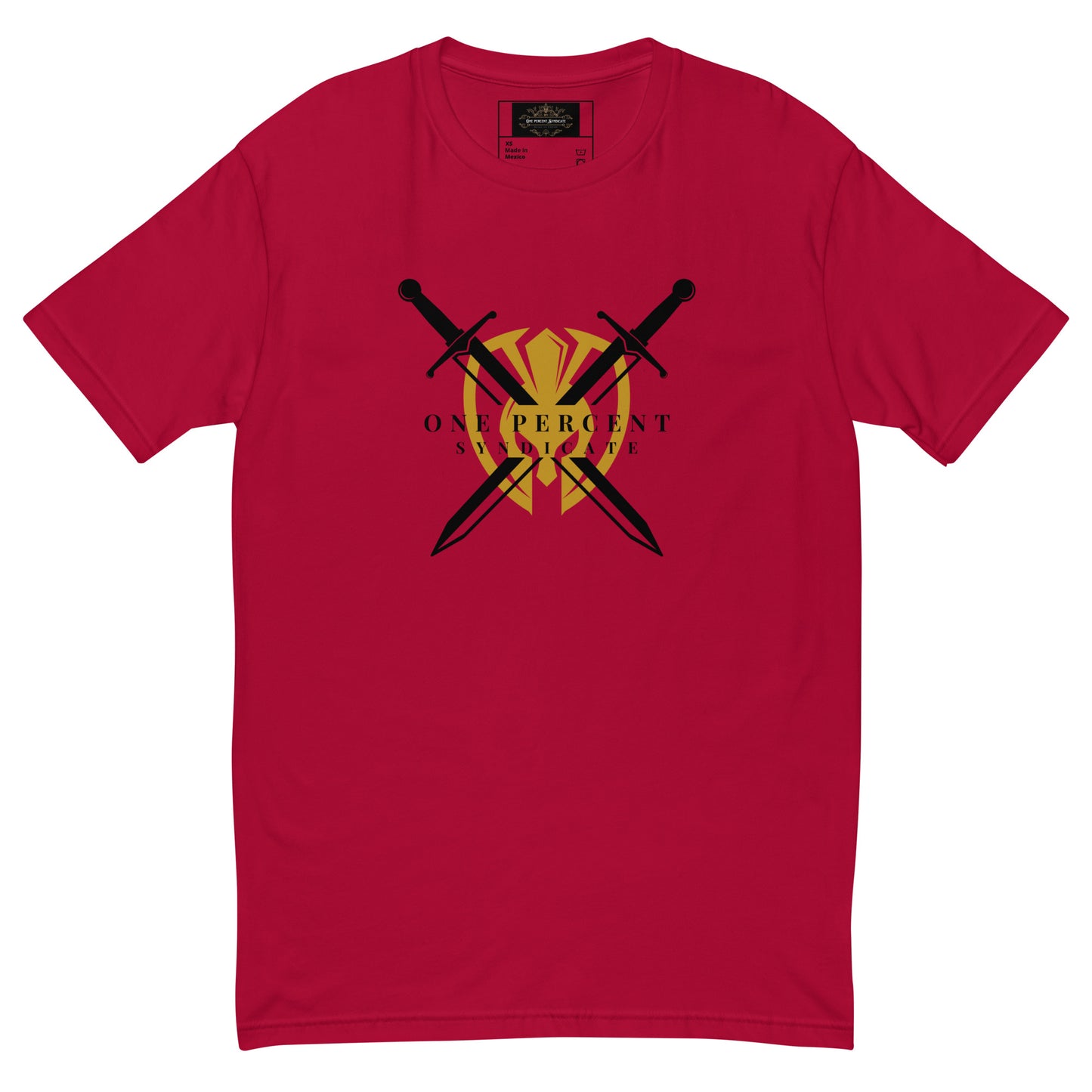 Male Knight's Crest T-Shirt - Black Logo