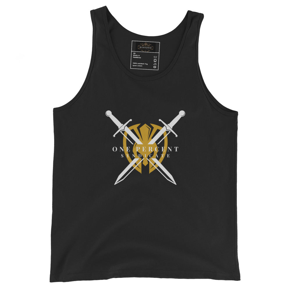 Knight's Crest Tank Top - White Logo