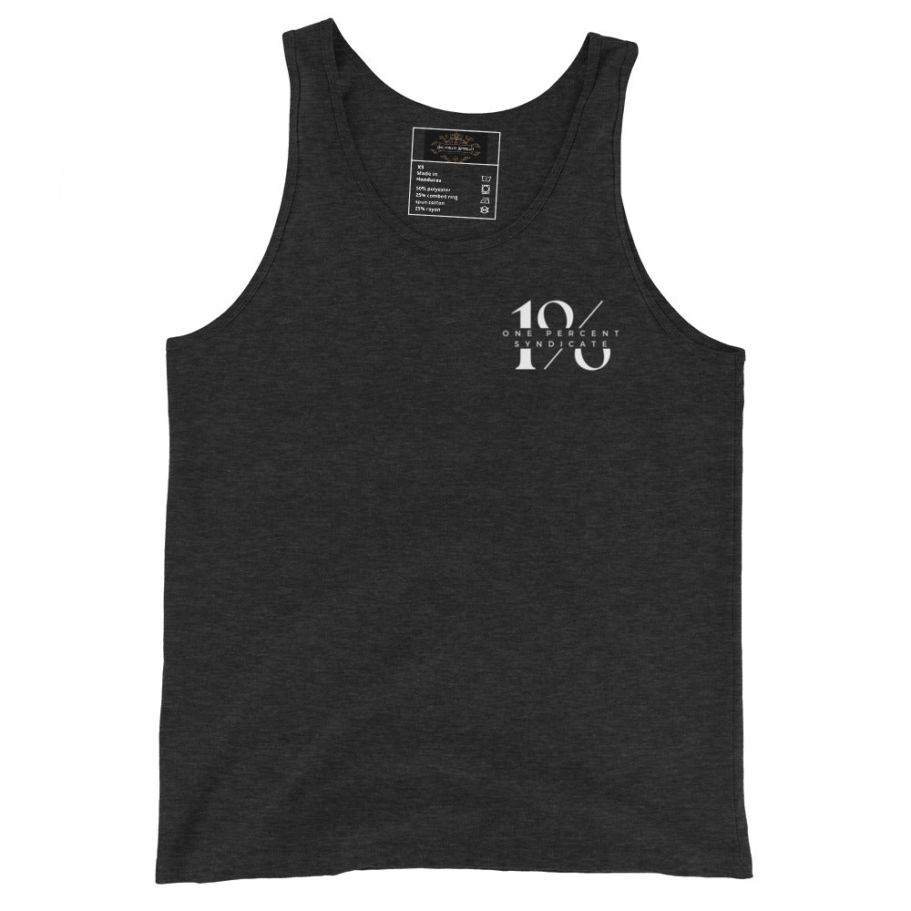 Syndicate Minimalist Tank Top - White Logo