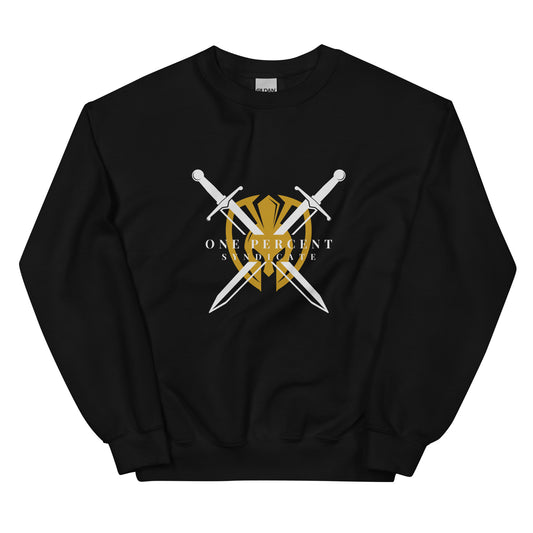 Female Knight's Crest Crewneck - White Logo