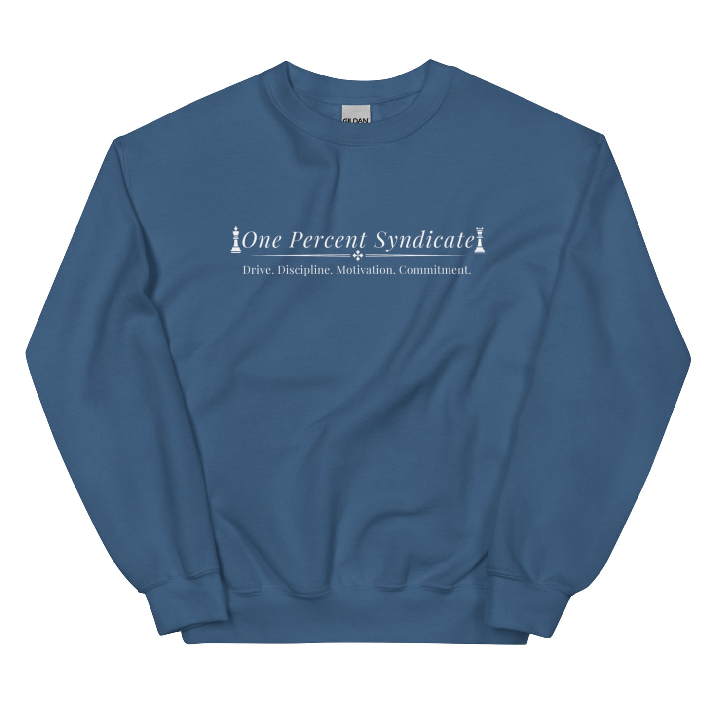 Queen's Commitment Crewneck - White Logo