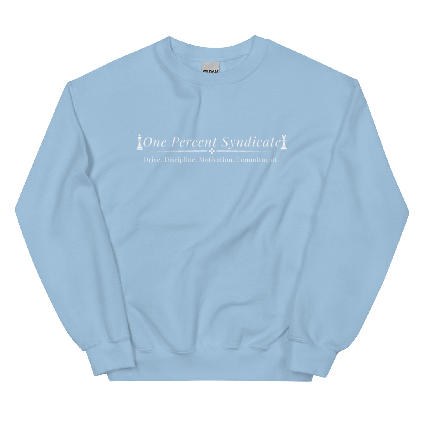 Queen's Commitment Crewneck - White Logo