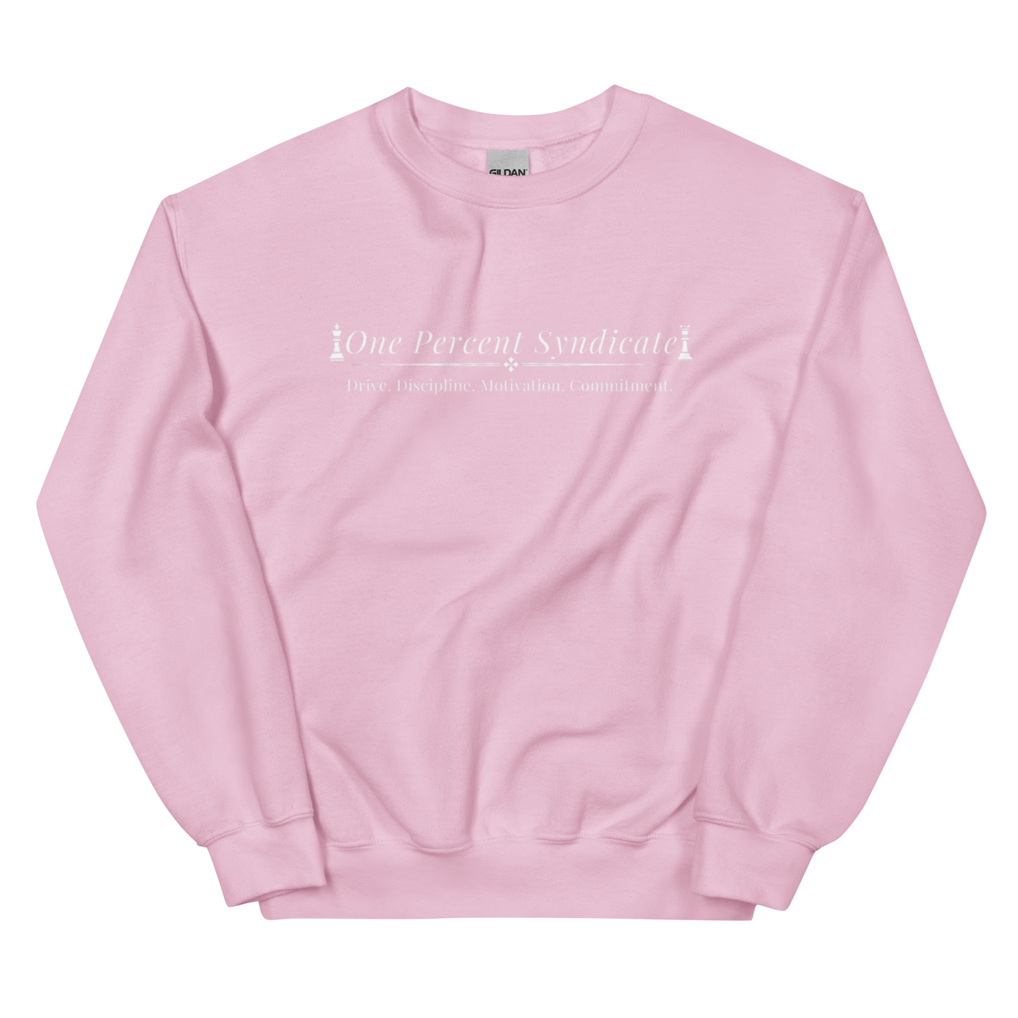 Queen's Commitment Crewneck - White Logo