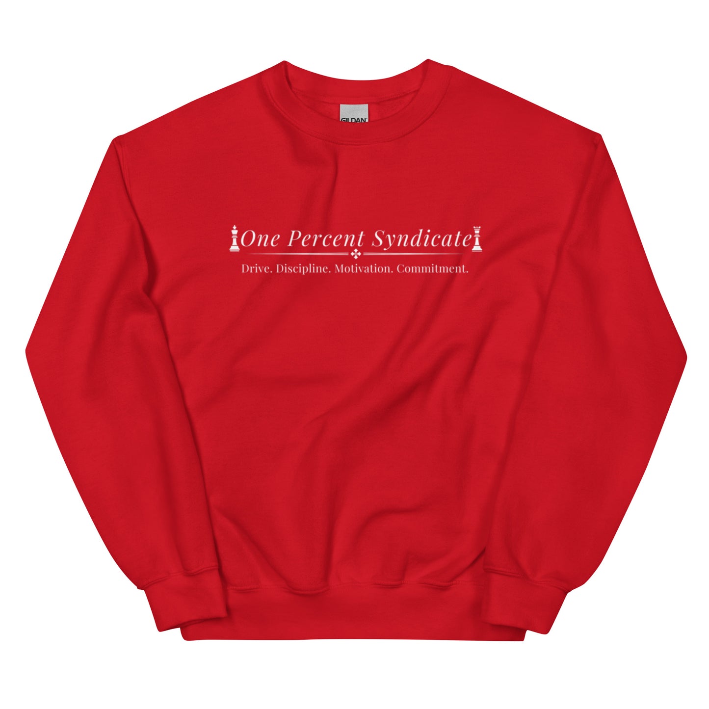 Queen's Commitment Crewneck - White Logo