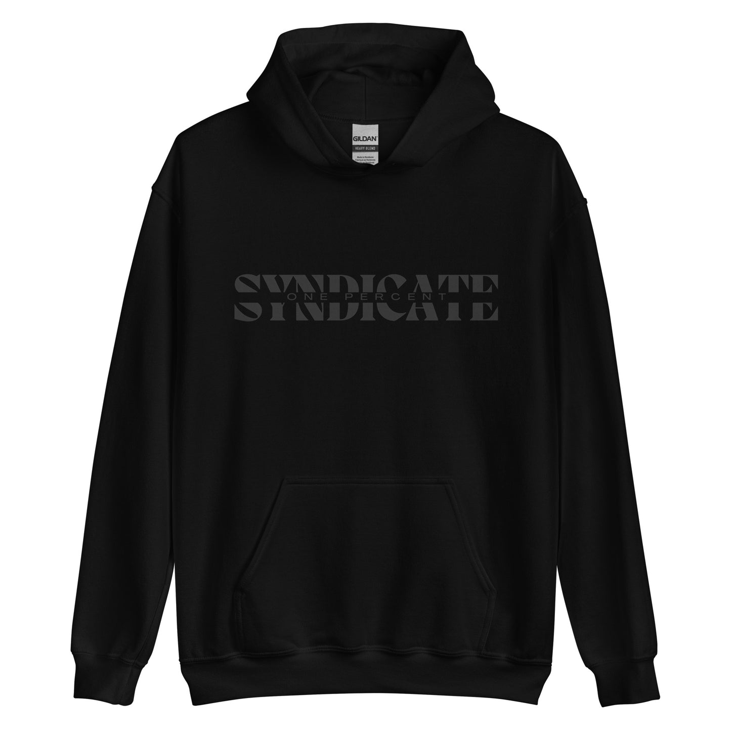 Female Oversized Split Syndicate Hoodie - Black Logo