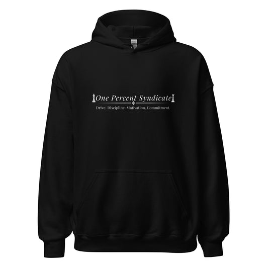 King's Discipline Oversized Hoodie - White Logo