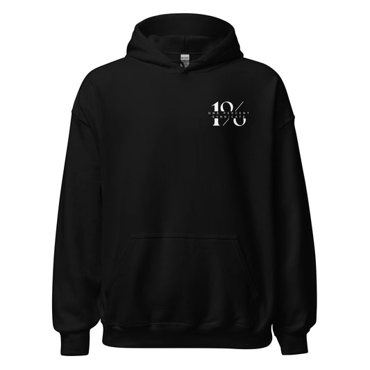 Male Syndicate Minimalist Oversized Hoodie - White Logo