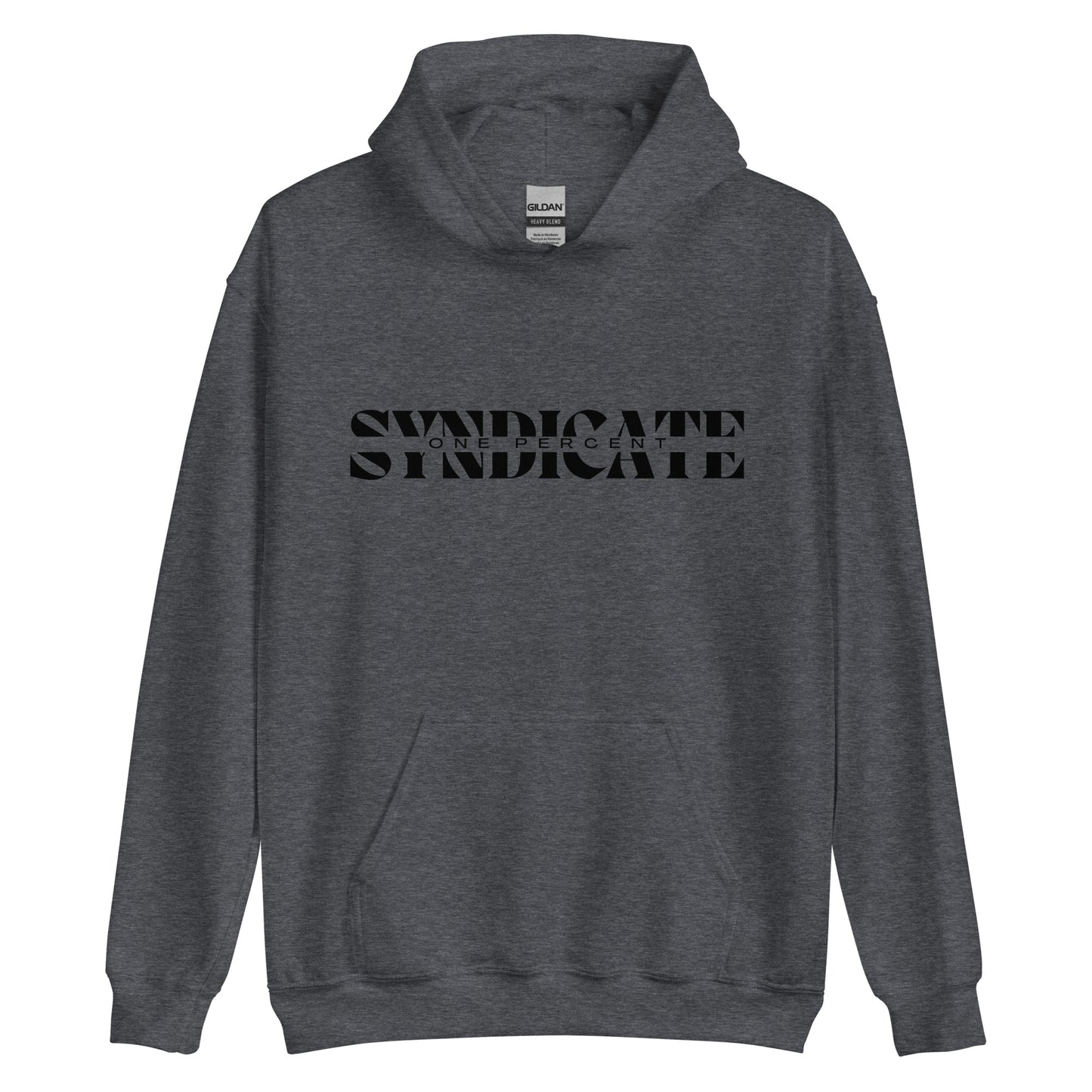 Female Oversized Split Syndicate Hoodie - Black Logo