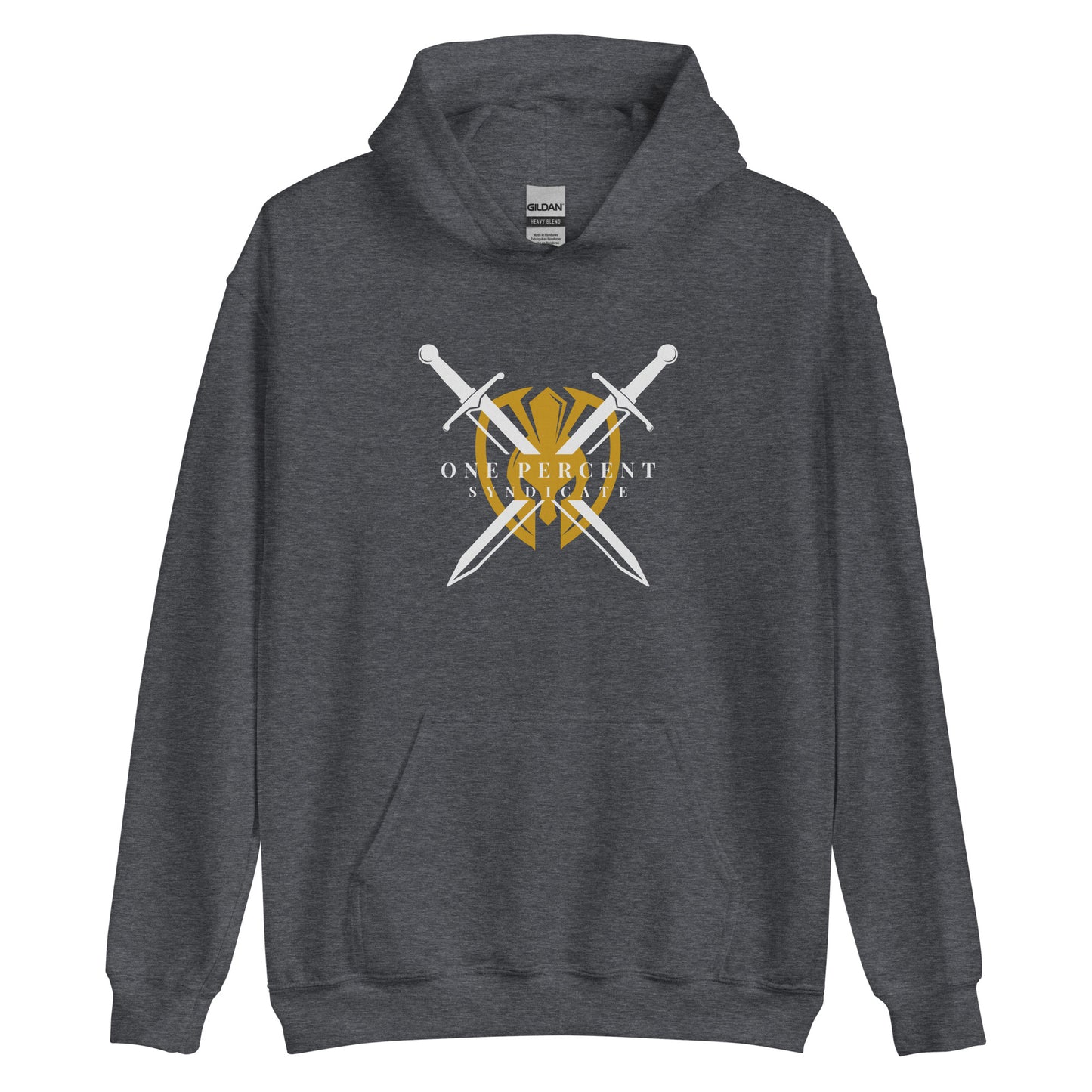 Female Oversized Knight's Crest Hoodie - White Logo