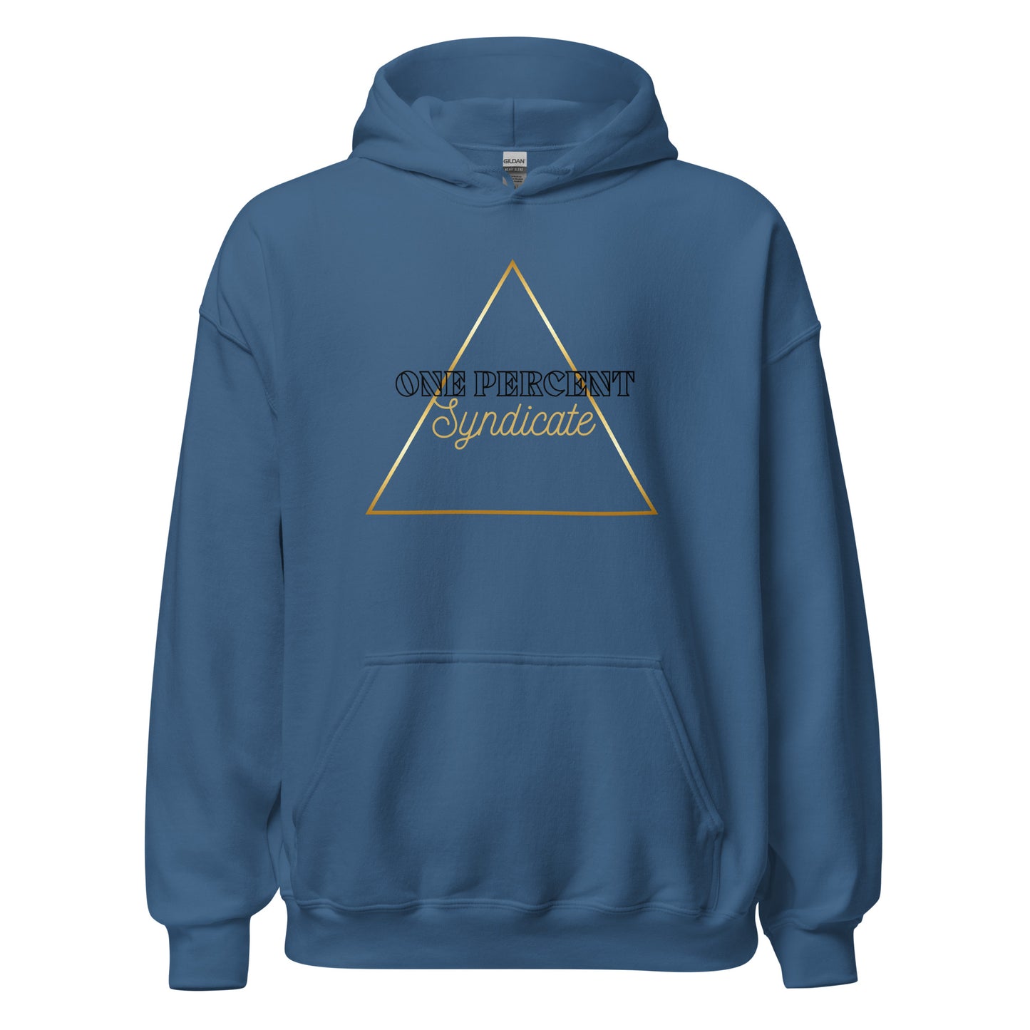 Male Golden Triad Oversized Hoodie - Black Logo