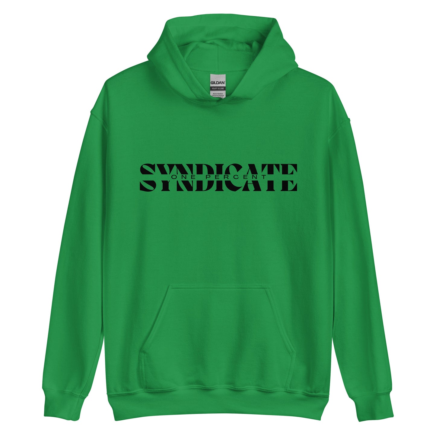 Female Oversized Split Syndicate Hoodie - Black Logo