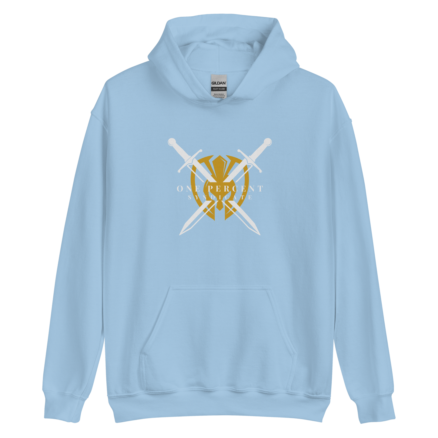 Female Oversized Knight's Crest Hoodie - White Logo