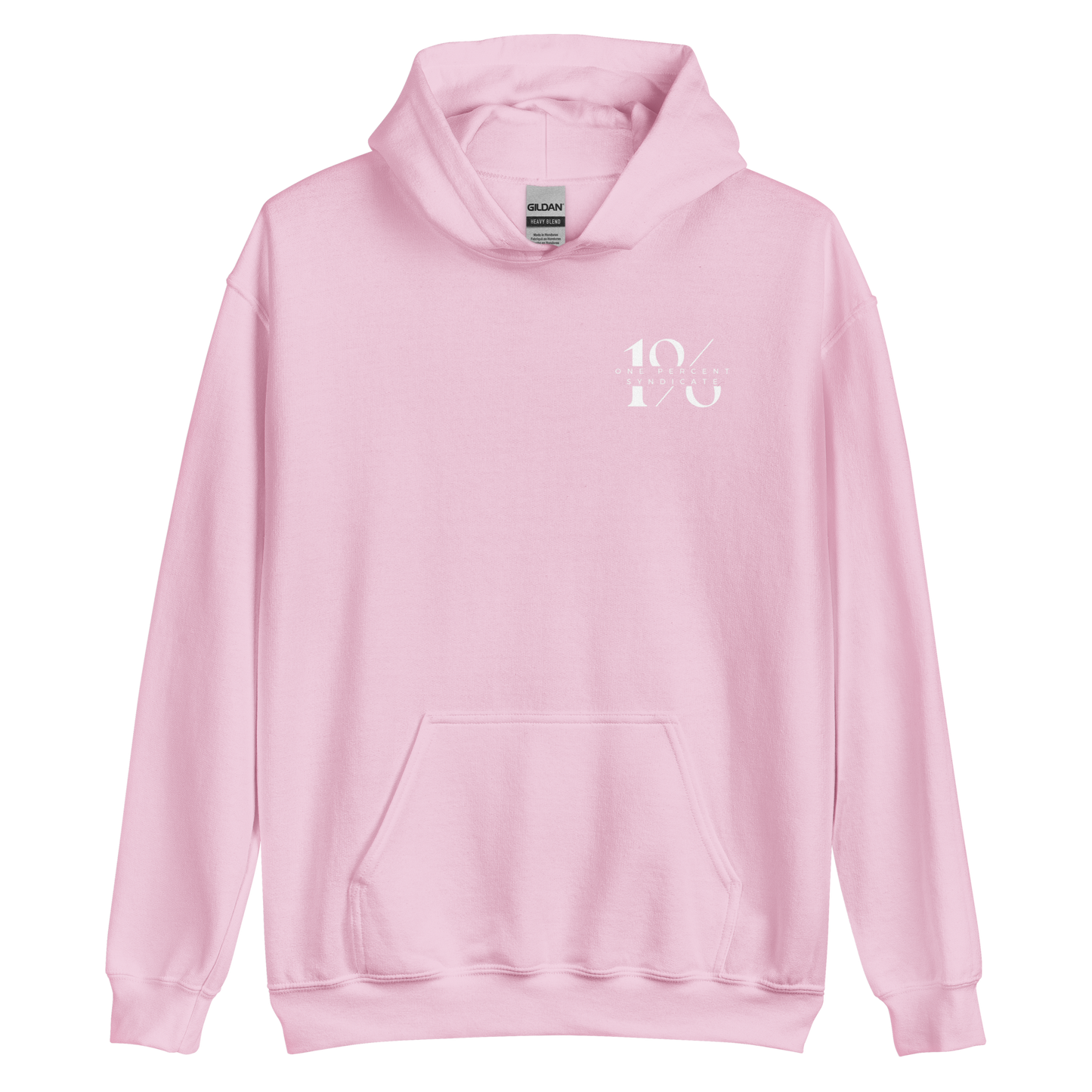 Female Oversized Syndicate Minimalist Hoodie - White Logo