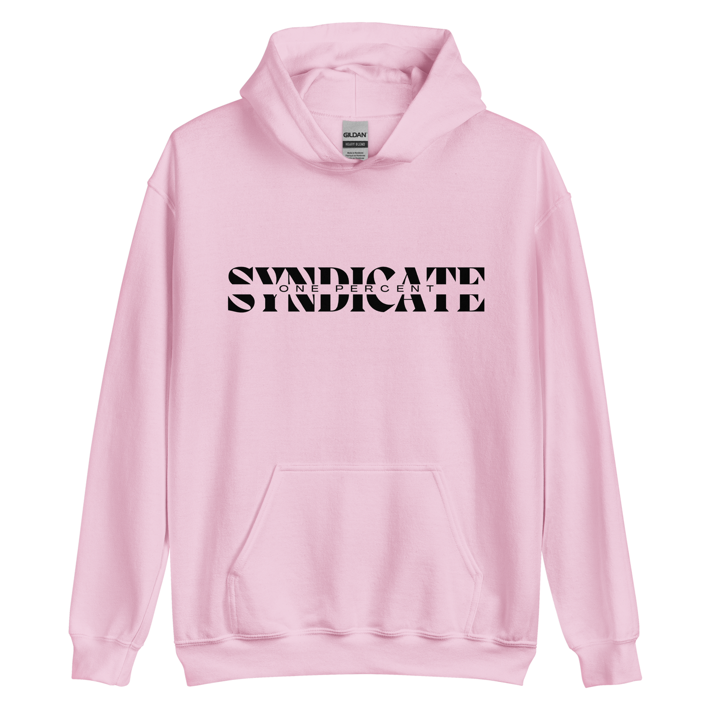 Female Oversized Split Syndicate Hoodie - Black Logo