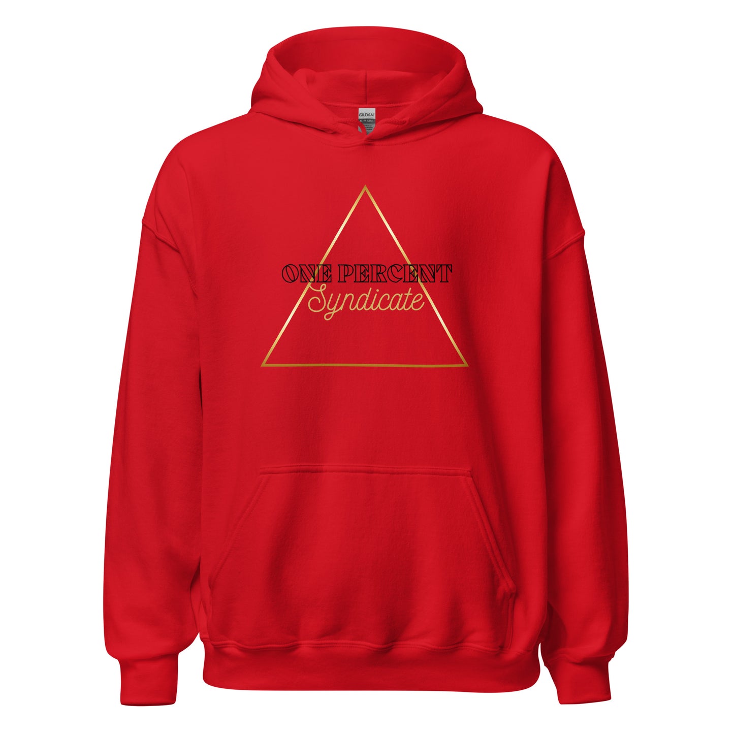 Male Golden Triad Oversized Hoodie - Black Logo