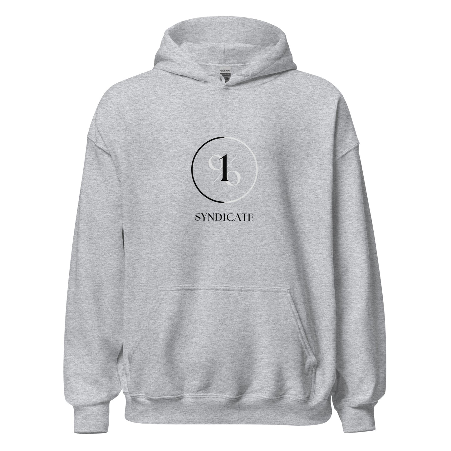 Male Circle of Excellence Oversized Hoodie - Black Logo