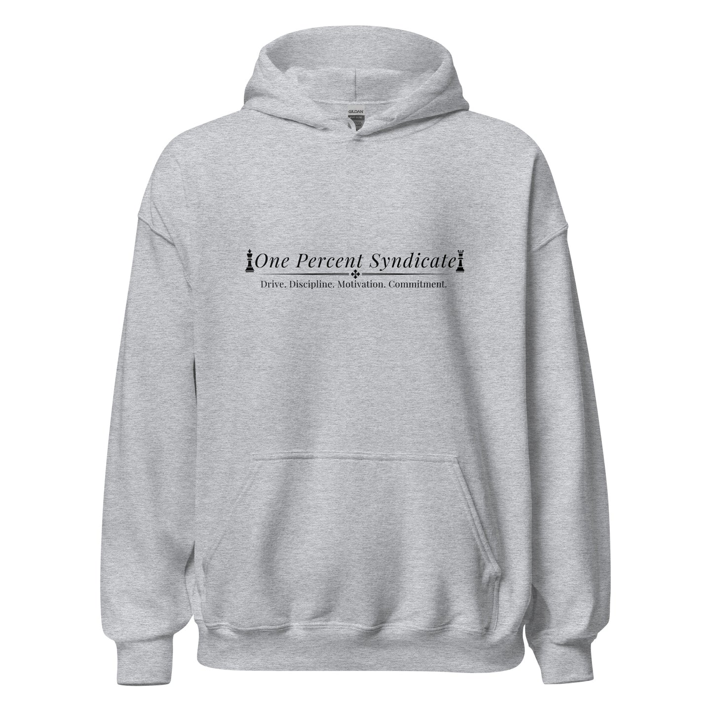 King's Discipline Oversized Hoodie - Black Logo