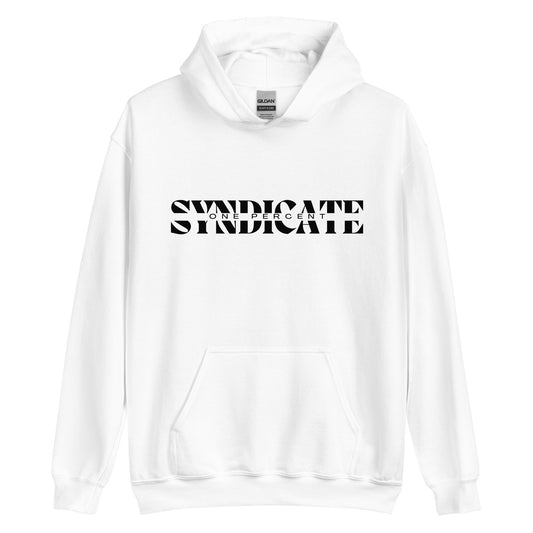 Male Split Syndicate Oversized Hoodie - Black Logo