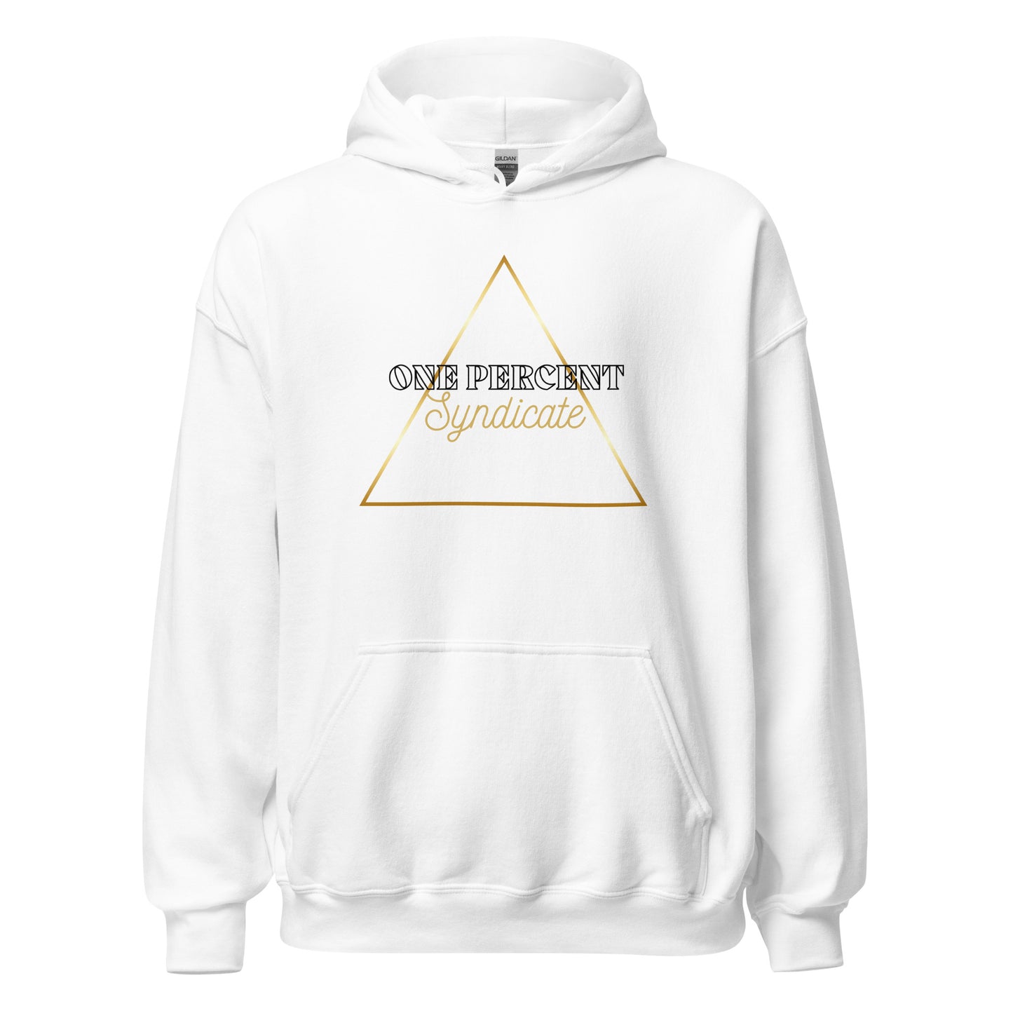 Male Golden Triad Oversized Hoodie - Black Logo