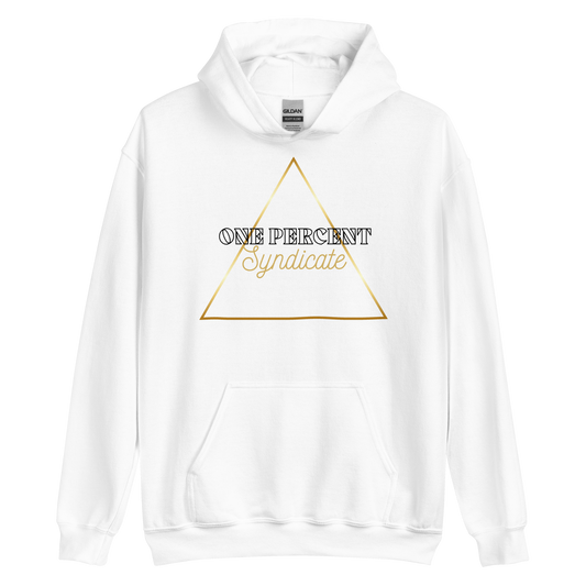 Female Oversized Golden Triad Hoodie - Black Logo