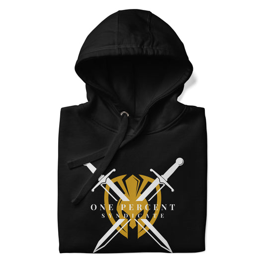 Female Elite Knight's Crest Hoodie - White Logo