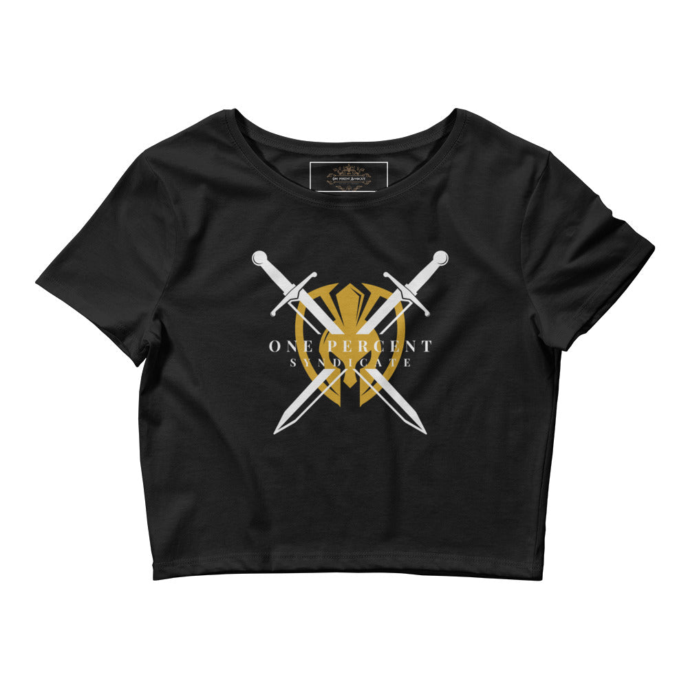 Female Knight's Crest Crop Top