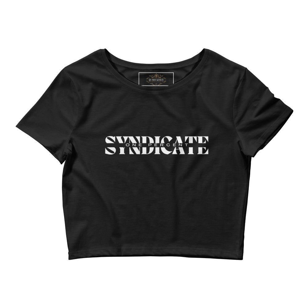 Female Split Syndicate Crop Top