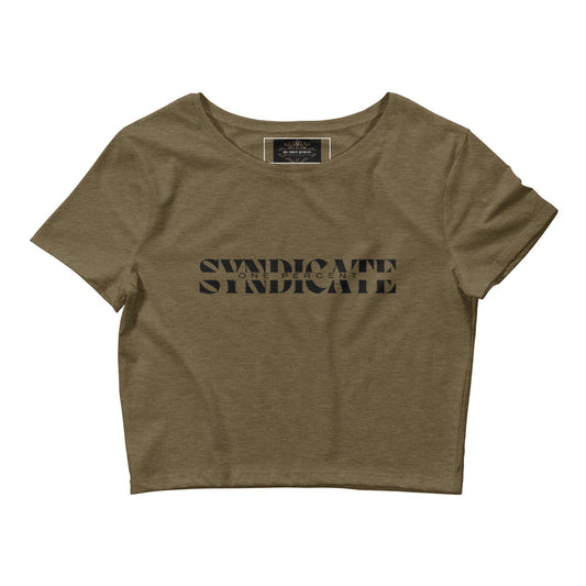 Female Split Syndicate Crop Top