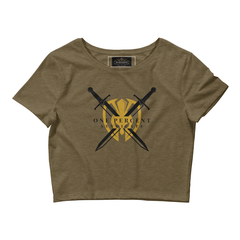 Female Knight's Crest Crop Top