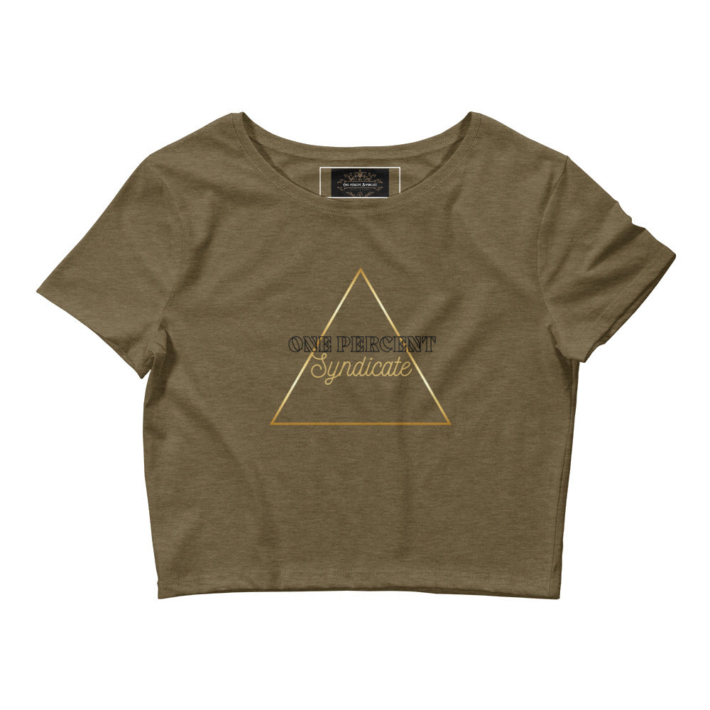 Female Golden Triad Crop Top