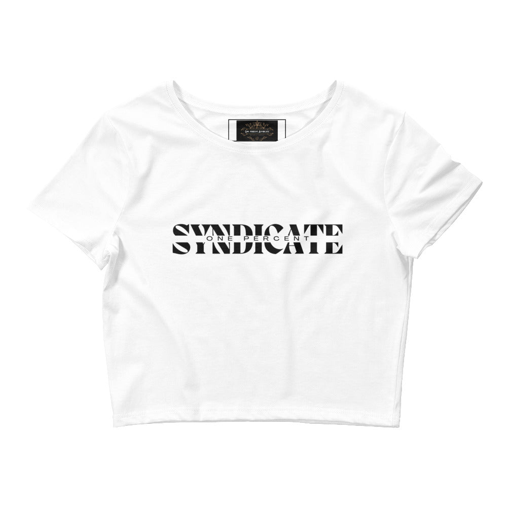 Female Split Syndicate Crop Top