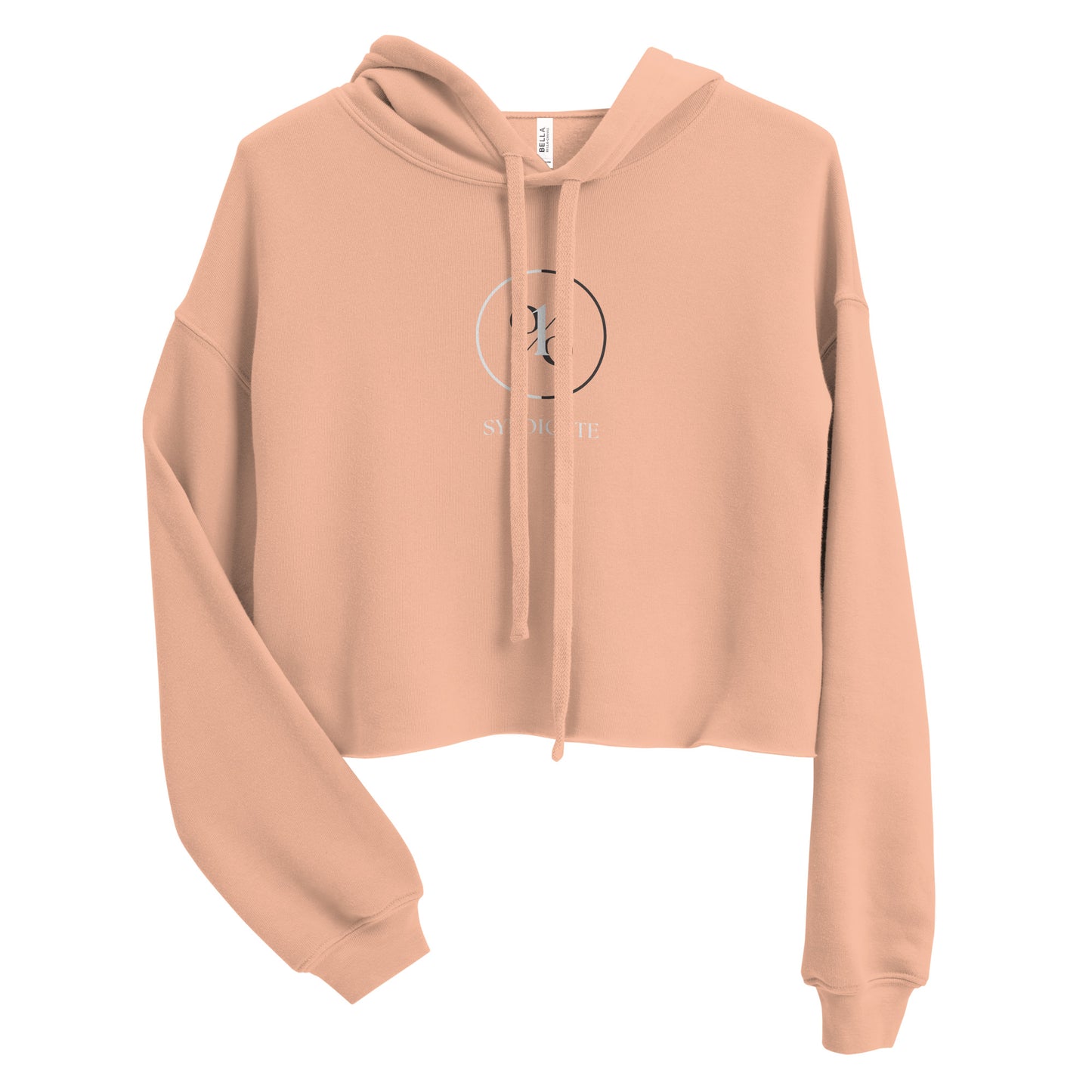 Circle of Excellence Crop Hoodie - White Logo