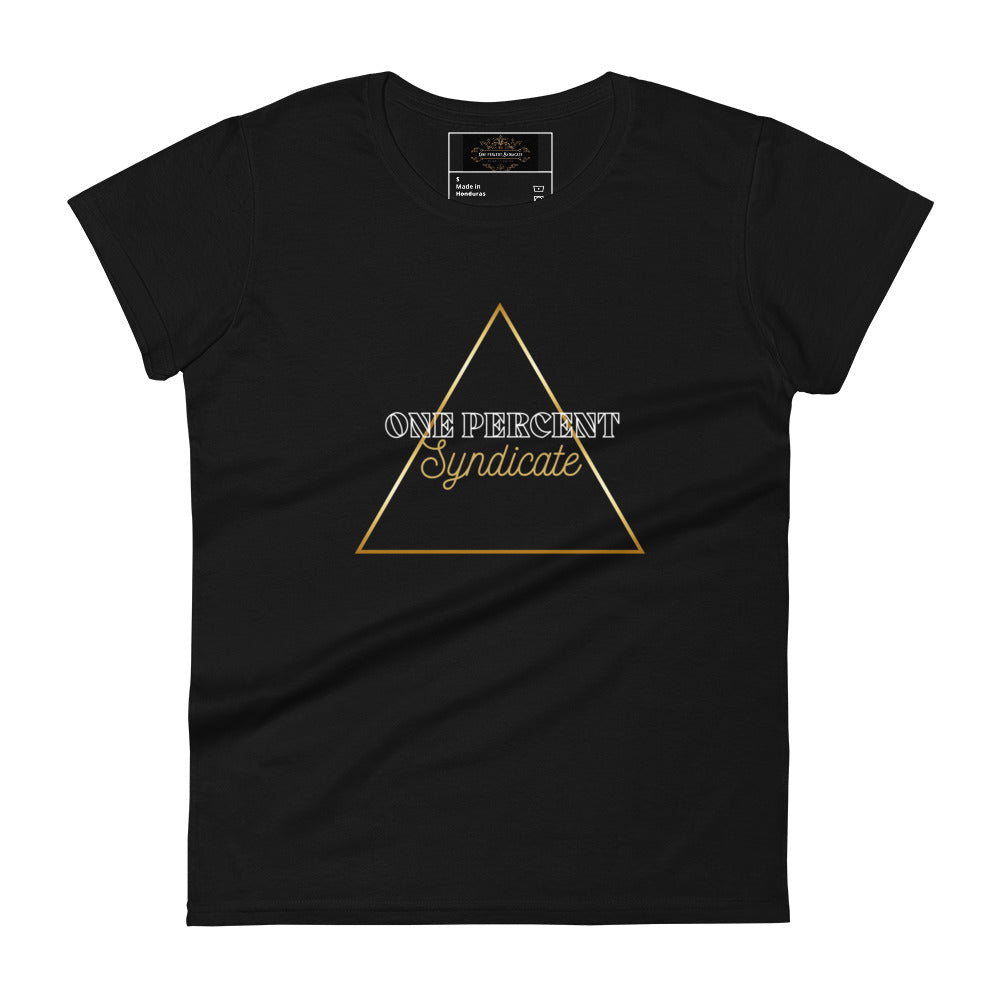 Female Golden Triad T-Shirt - White Logo