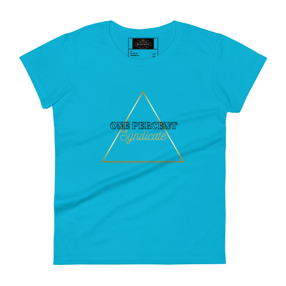 Female Golden Triad T-Shirt - Black Logo