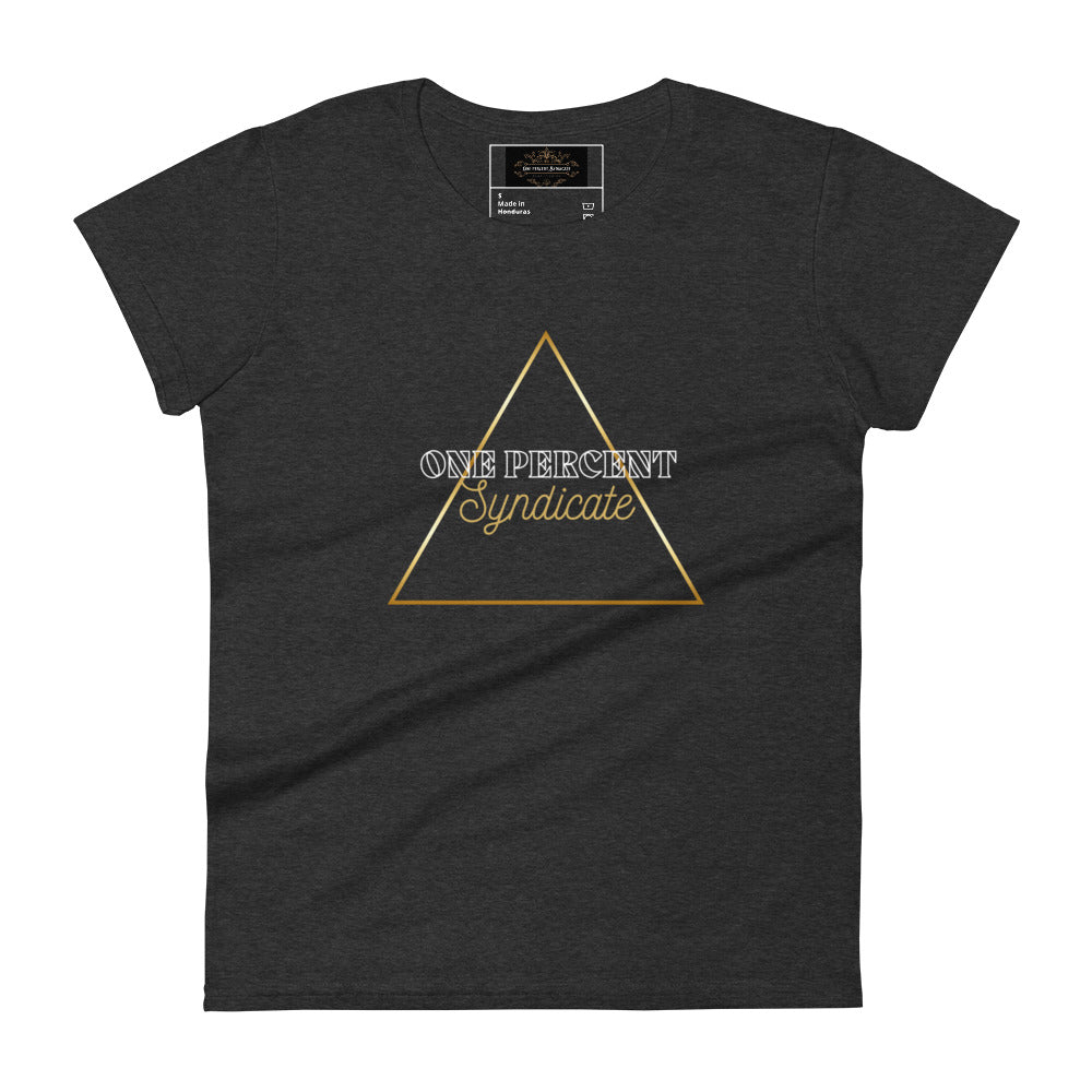 Female Golden Triad T-Shirt - White Logo