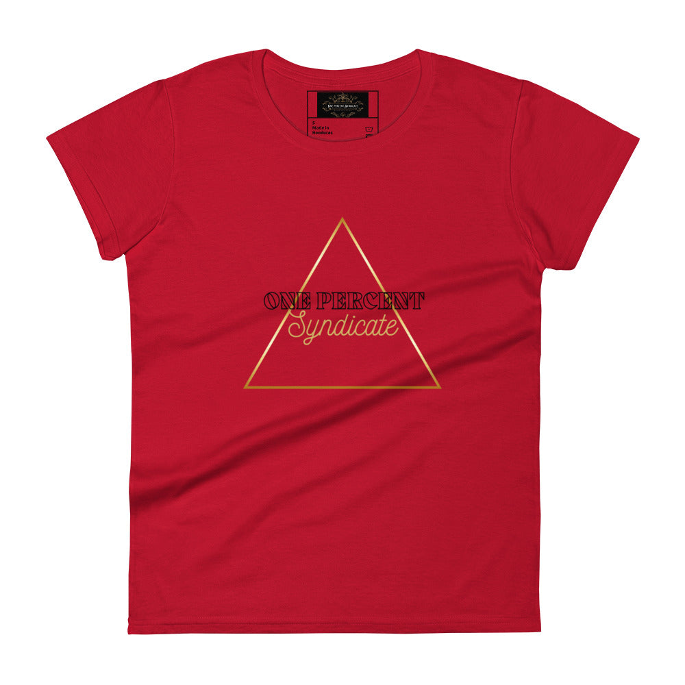 Female Golden Triad T-Shirt - Black Logo