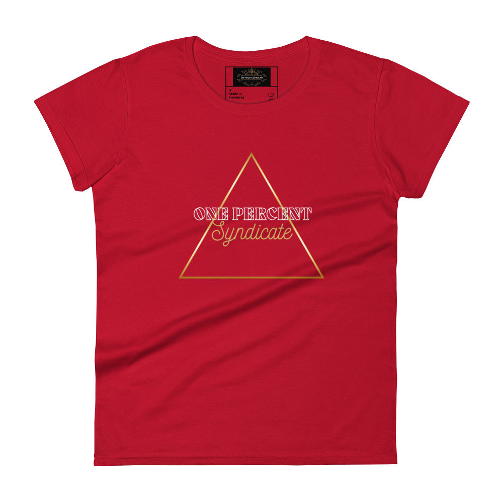 Female Golden Triad T-Shirt - White Logo